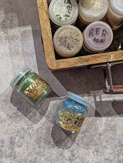 Emaux uniques - atelier l'élément terre